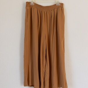 Tan/orange Culotte pants, American Eagle, size XL